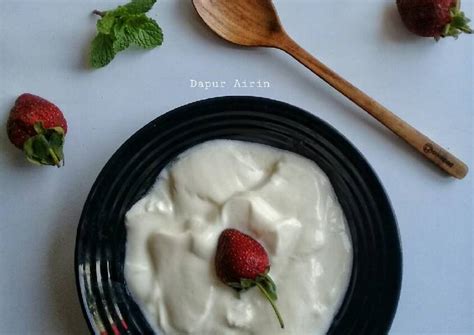 Resep Plain Yogurt Homemade 1 Oleh Dapur Airin Cookpad