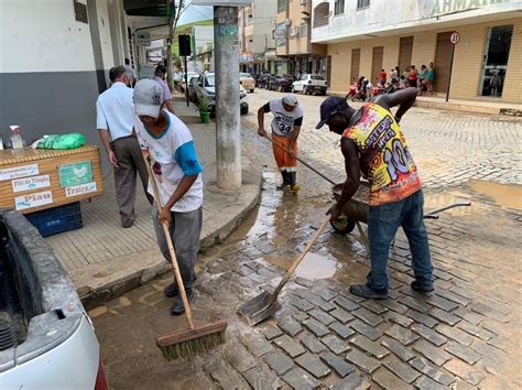 Prefeitura Realiza MutirÃo De Limpeza Nas Ruas Do Centro De SÃo JosÉ Do