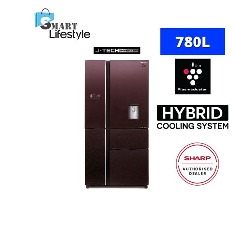 FREE SHIPPING Sharp Hikaru Series Refrigerator 780L SJF889WGM