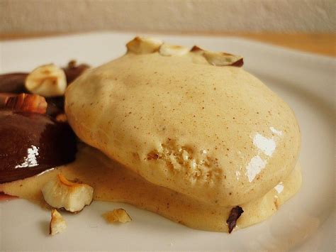 Zimtparfait mit Lebkuchensauce und Birnenfächer Chefkoch