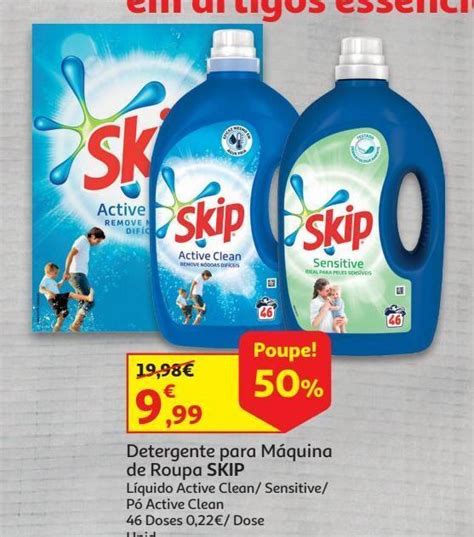 Promo O Det Roupa M Q Liqu Do Skip Em Auchan