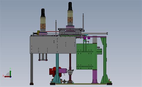 圆筒类工件自动加工机 Solidworks 2010 模型图纸下载 懒石网