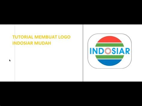 CARA MEMBUAT LOGO INDOSIAR MENGGUNAKAN COREL DRAW 2020 YouTube