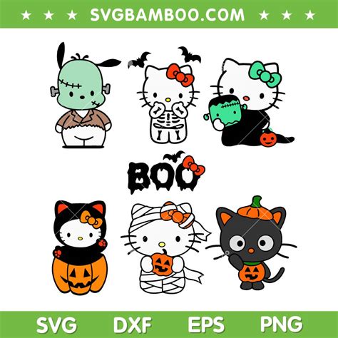 Halloween Hello Kitty SVG PNG