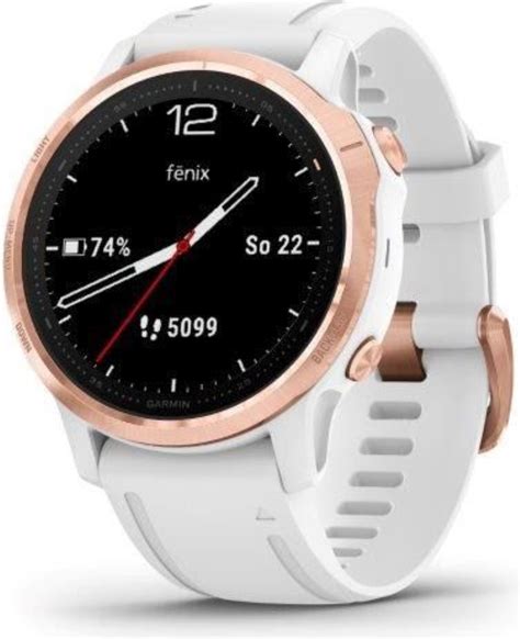 Dámské chytré hodinky Garmin Fenix fenix6S PRO Glass RoseGold White