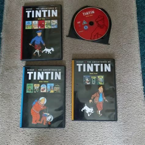 The Adventures Of Tintin Dvd X Tintin Dvd Four Dvds Dvd