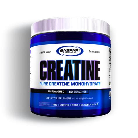 Creatine 300g Creatine Monohydrate Gaspari Nutrition Europe