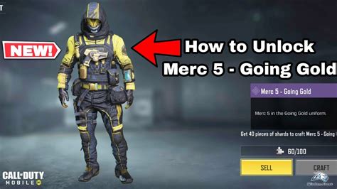 How To Get Free Merc Going Gold In Season World Class Cod Mobile