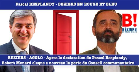 H Rault Beziers Agglo Apr S La D Claration De Pascal Resplandy