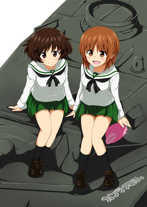 Yukari Akiyama Miho Nishizumi Akiyama Yukari Nishizumi Miho