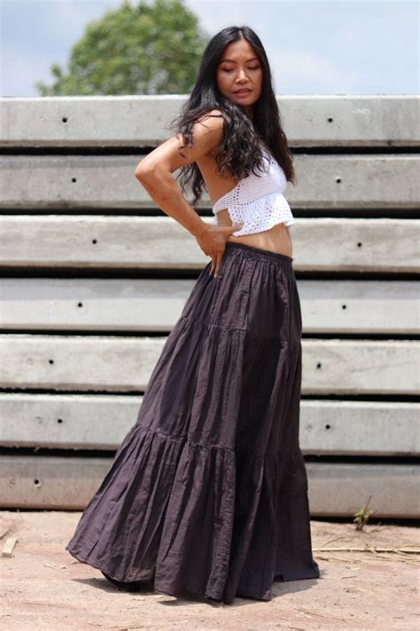 Full Length Skirt Boho Skirts Long Skirt Maxi Skirt Boho