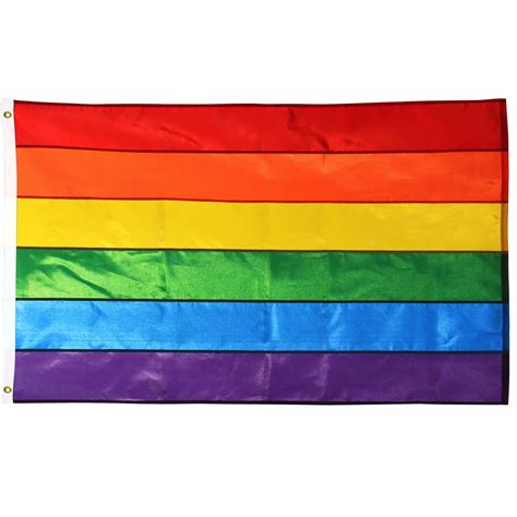 Anley Everstrong Series Rainbow Flag Gay Pride Flag X Ft Heavy Duty