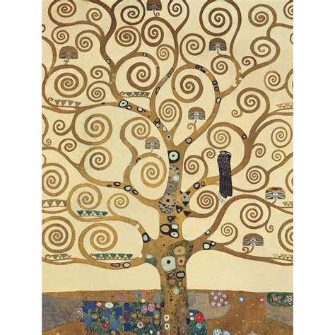 Cuadro famoso en canvas Gustav Klimt El árbol de la Vida detalle