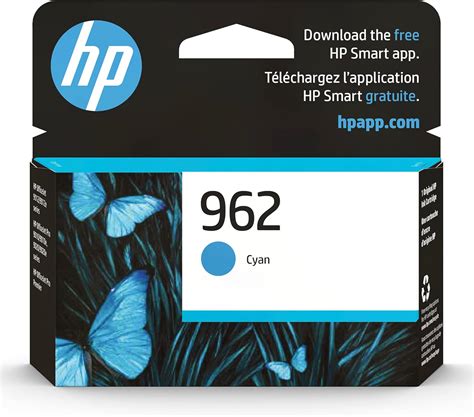 Original HP 962 Cyan Ink Cartridge Works With HP OfficeJet 9010