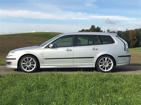 Saab V Turbo Aero Kombi Hirsch Performance Gang Silber