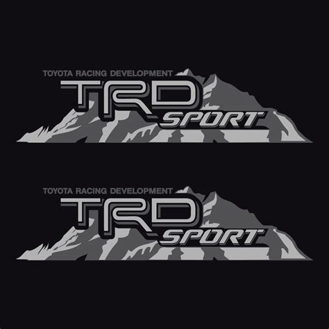 Toyota Racing Development TRD Sport Mountain decals - Decal County