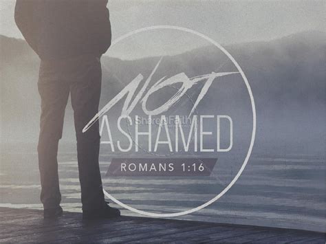 Not Ashamed Church Powerpoint Clover Media