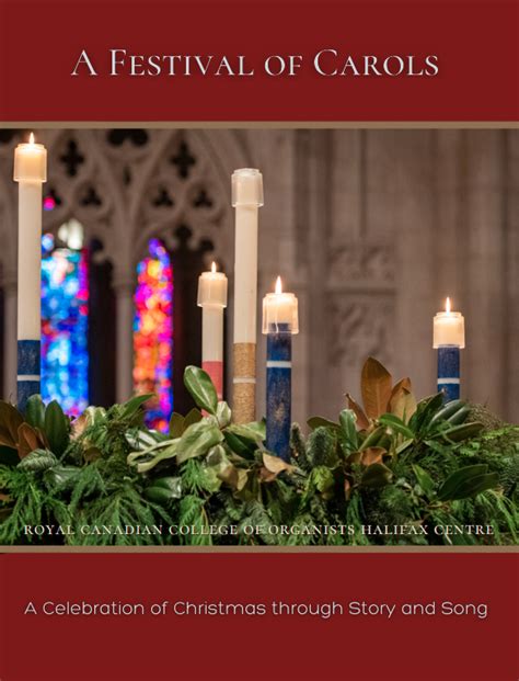 Annual Festival Of Carols Diocese Of Nova Scotia And Prince Edward Island