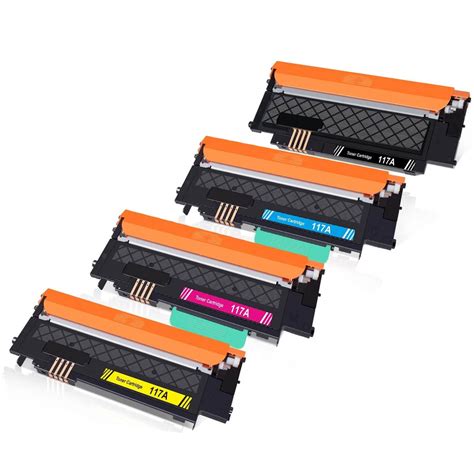 Set 4 Cartuse Toner Compatibile HP 117A Black Cyan Magenta Yellow