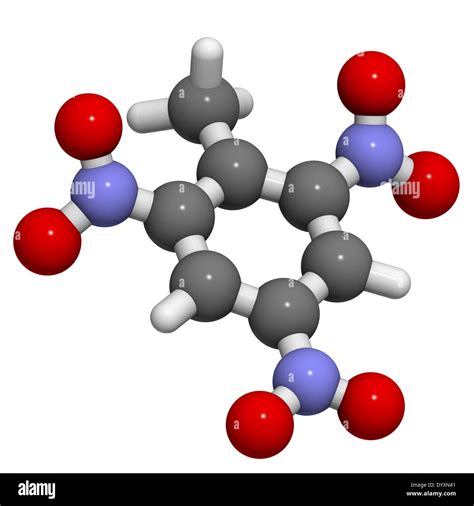 Trinitrotoluene tnt explosive molecule hi-res stock photography and ...