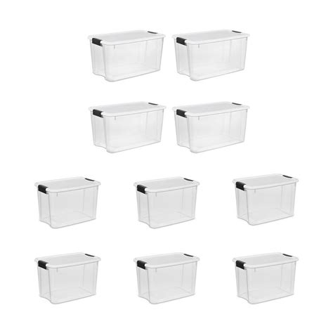 Sterilite 70 30 Quart Ultra Latch Storage Container Box And Lid 4