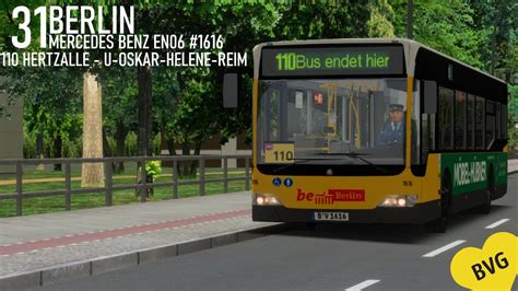 OMSI 2 MERCEDES BENZ CITARO EN06 1616 BVG BERLIN X10 110