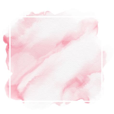 Pink Pastel Watercolor Png Image Pastel Pink Watercolor Frame Border