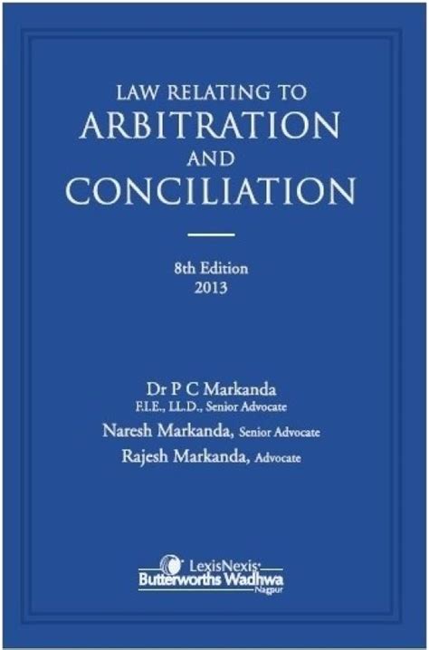 Law Relating To Arbitration And Conciliation 8th Edition Buy Law Relating To Arbitration And