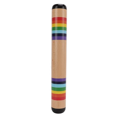 Wooden Rain Stick Maker Rainfall Rattle Tube Shaker Baby Toy Orff