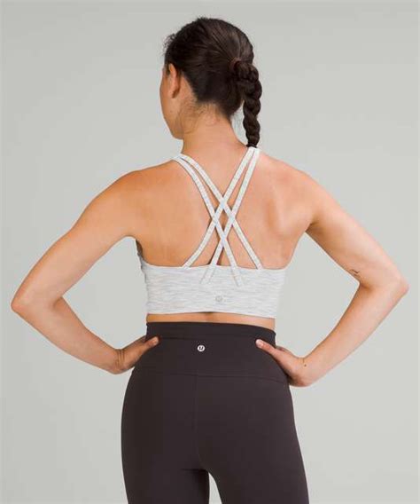 Lululemon Energy Bra High Neck Long Line Tough Brier Rose Lulu Fanatics