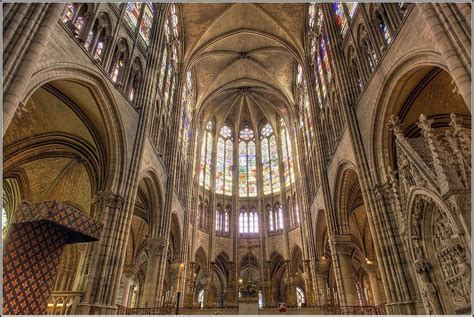 Cabecera De La Catedral De Saint Denis Gothic Interior Gothic