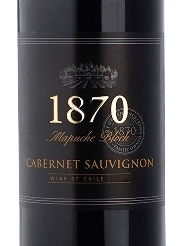 1870 Errazuriz 1870 Mapuche Block Cabernet Sauvignon Vivino US