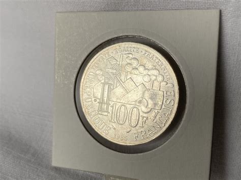 Pièce Commémorative 100 Francs Argent Zola Germinal 1985 eBay