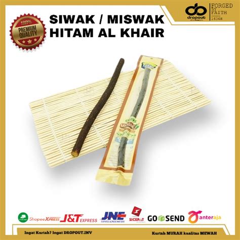 Jual Siwak Hitam Zaitun Al Khair Premium Sikat Gigi Sunnah Original