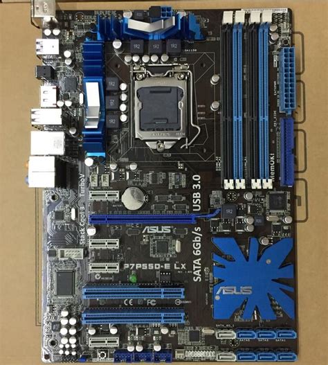 Original Desktop Motherboard ASUS P7P55D E LX DDR3 LGA 1156 16GB P55