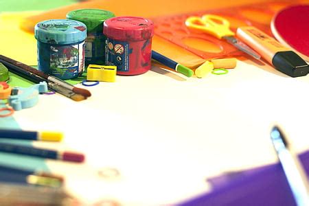 Royalty-Free photo: Assorted drawing materials | PickPik