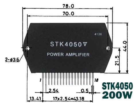 200W Power Amplifier Circuit Diagram STK4050 TRONICSpro