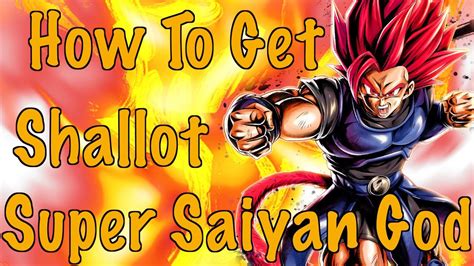 How To Get Super Saiyan God Shallot Dragon Ball Legends Youtube