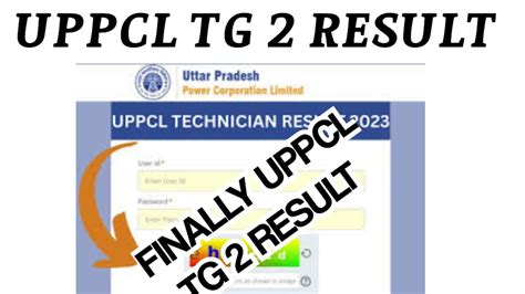 UPPCL TG 2 RESULT 2023 Uppcl Tg 2 Result Date Uppcl Tg 2 Cut Off