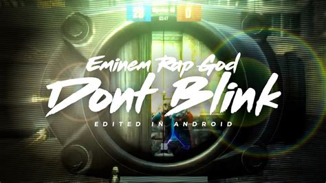 Don T Blink Eminem Rap God Fastest Pubg Beat Sync Edited Montage