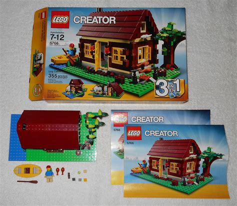 LEGO 5766 - Log Cabin - Creator - 2011 - Complete Set w/ Instructions & Box