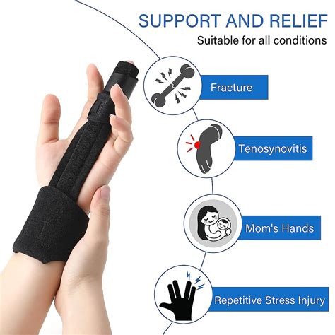 Enhanced Broken Finger Splint, Broken Finger Splint, Trigger Finger ...