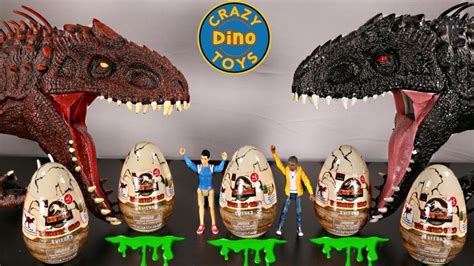 Jurassic World Surprise Camp Cretaceous 5 Slime Dinosaur Eggs Unboxed