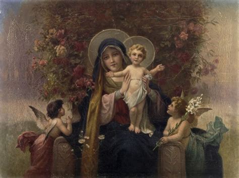 Madonna Im Rosenkranz By Hans Zatzka On Artnet