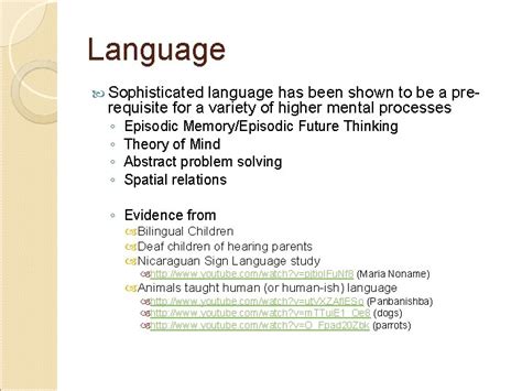 Introduction To Psychology Chapter 8 Thinking Language Intelligence