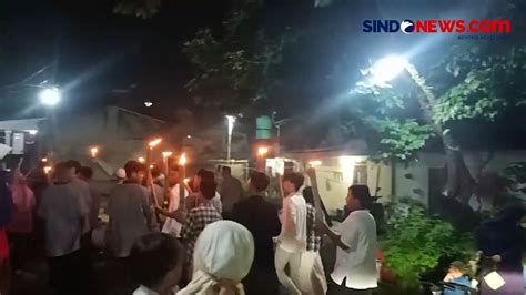 Malam Takbiran Ratusan Remaja Gelar Pawai Obor Sambut Idul Fitri 1445