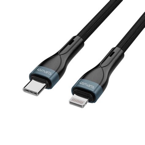 4smarts PremiumCord USB C to Lightning Cable PD 12W USB C към