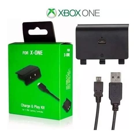 Bateria E Cabo Carregador Controle Xbox One Charge Play Kit Desconto