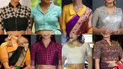 Top 999 Collar Neck Blouse Designs Images Amazing Collection Collar Neck Blouse Designs