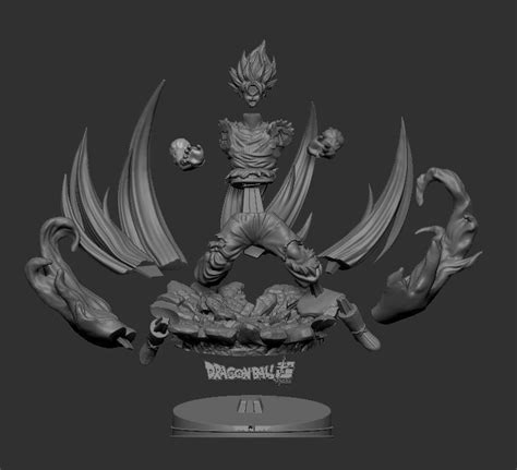 Son Goku Super Saiyan Dragon Ball 3d Print Model Softarchive